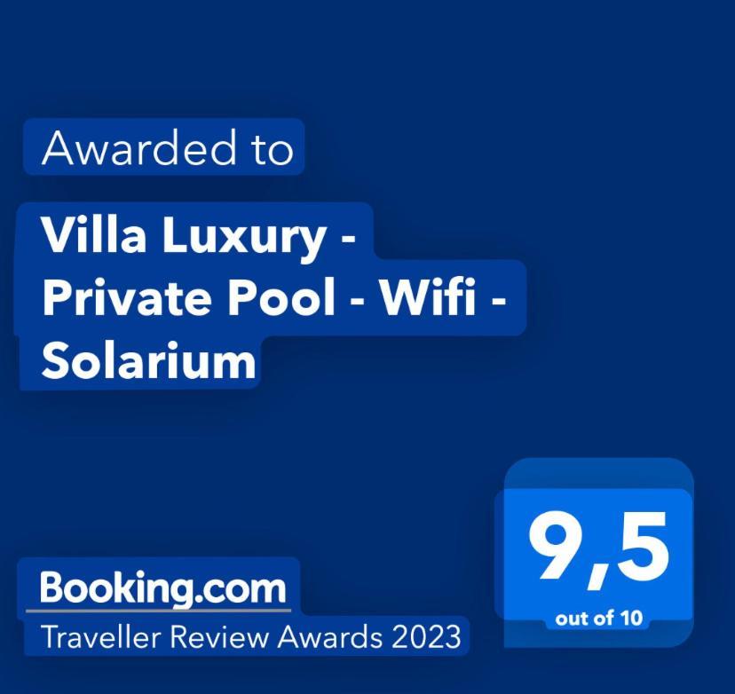 Villa Luxury - Private Pool - Wifi - Solarium Alicante Exterior foto